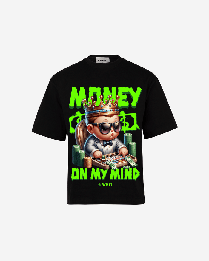 G WEST MONEY ON MY MIND OVERSIZED T-Shirt Mens