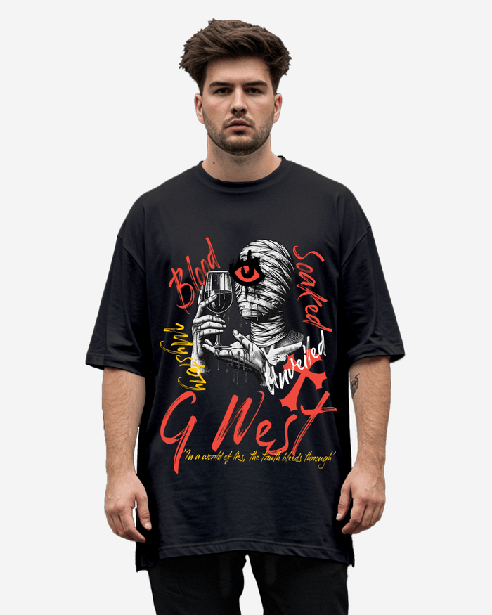 G West Mystery Unveiled T-Shirt Big and Tall Mens