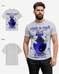G West Mens News Paper Light Blue Tee