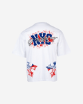 G West Nyc Blood Arch Logo T-Shirts Big and Tall