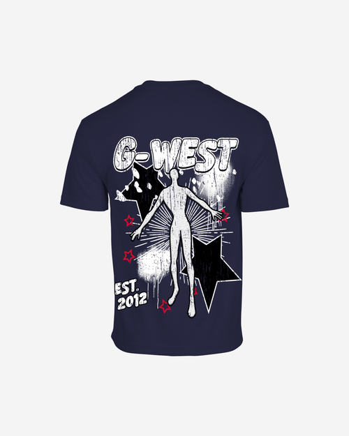 G West Mens Olympic Dazzling Dynamo Life Style Oversized Tee