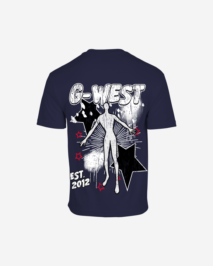 G West Mens Olympic Dazzling Dynamo Life Style Oversized Tee