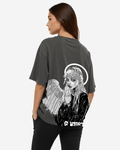 G West Womens Oversized Angel Girl Tee