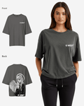 G West Womens Oversized Angel Girl Tee