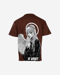 G West Mens Oversized Angel Girl Tee