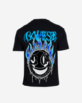 G West Mens Oversized Aqua Smile Tee