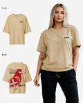 G West Womens Oversized Ascending Soul Life Style Tee Style