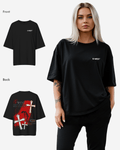 G West Womens Oversized Ascending Soul Life Style Tee Style
