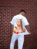 G West Mens Oversize Atlanta Peach Tee