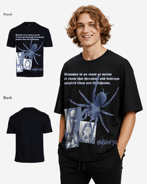 G West Mens Oversized Big Spider Life Style Tee