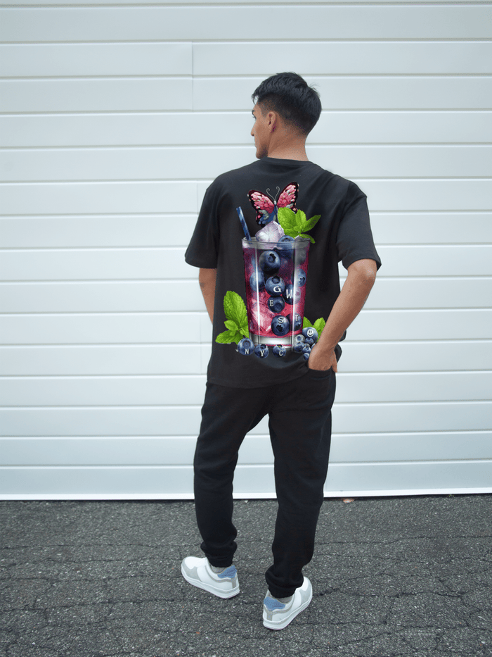 G West Mens Oversize Blueberry Mohito Tee