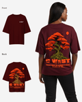 G West Womens Oversized Bonsai Tee