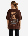 G West Womens Oversized Catch That Dollar Life Style Tee