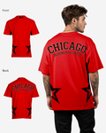 G West Mens Oversized Chicago Arch Logo Tee