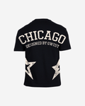 G West Mens Oversized Chicago Arch Logo Tee
