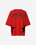 G West Womens Oversized Chicago Arch Logo Tee