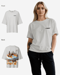 G West Womens OVERSIZED CHICAGO CAKE TEE