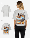 G West Womens OVERSIZED CHICAGO CAKE TEE