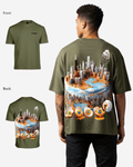 G West Mens Oversized Chicago Cake Tee