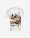 G West Mens Oversized Chicago Cake Tee