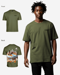 G West Mens Oversized Chicago Cake Tee