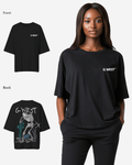 G West Womens Oversized Colors Of Life Tee