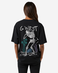 G West Womens Oversized Colors Of Life Tee