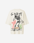 G West Womens Oversized Colors Of Life Tee