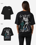 G West Womens Oversized Colors Of Life Tee
