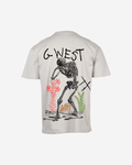 G West Mens Oversized Colors Of Life Tee