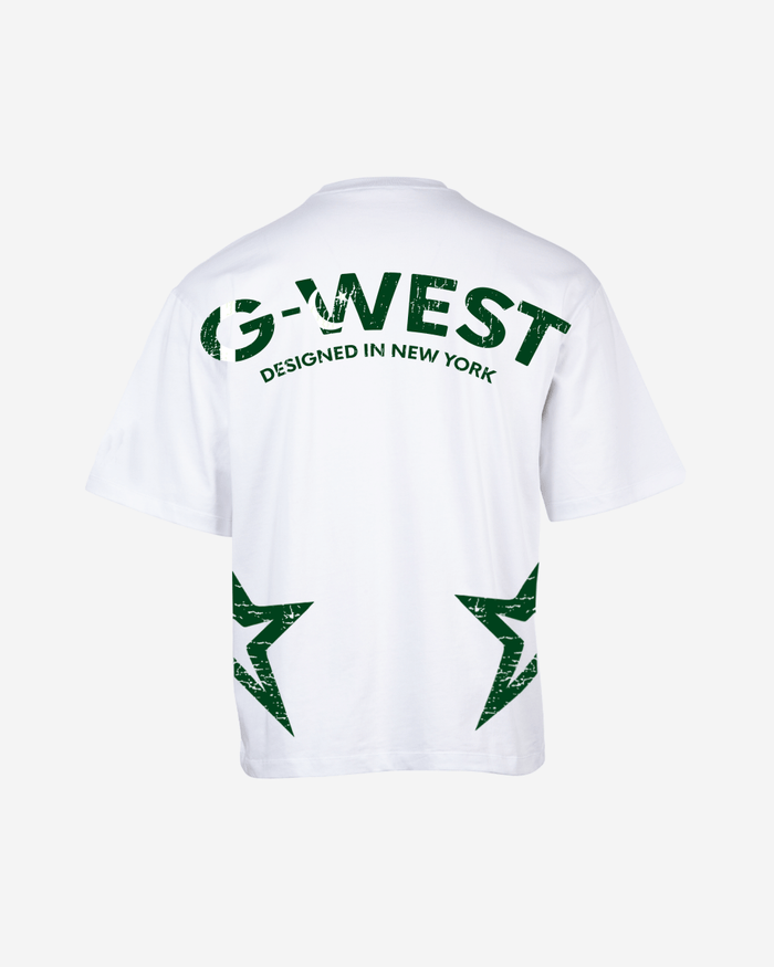 G West Oversized Cricket Pakistan Arch Logo T-Shirt Mens