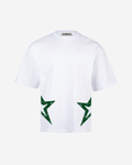 G West Mens Oversized Cricket White T-Shirt