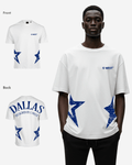 G West Mens Oversized Dallas Logo Tee