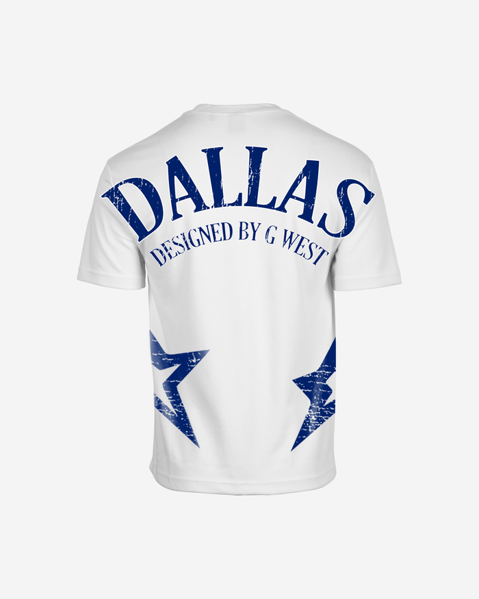 G West Mens Oversized Dallas Logo Tee
