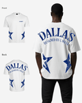 G West Mens Oversized Dallas Logo Tee