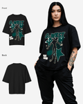 G West Womens Oversized Dazzling Dynamo T Shirt