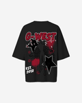G West Womens Oversized Dazzling Dynamo Tee