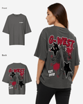 G West Womens Oversized Dazzling Dynamo Tee