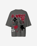 G West Womens Oversized Dazzling Dynamo Tee