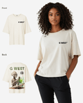G West Womens Oversized Designed For Higher Lifeforms Tee
