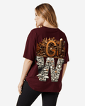 G West Womens OVERSIZED DETROIT MOTORCITY T-SHIRT