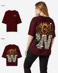 G West Womens OVERSIZED DETROIT MOTORCITY T-SHIRT
