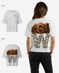G West Womens OVERSIZED DETROIT MOTORCITY T-SHIRT
