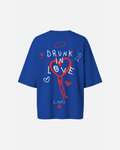 G West Womens Oversized Drunk In Love Tee