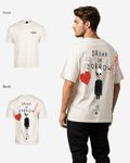 G West Oversized Drunk In Sorrow T-Shirt Mens