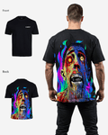 G West Mens Oversized Flaming Zombie Tee