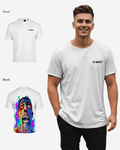 G West Mens Oversized Flaming Zombie Tee