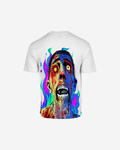 G West Mens Oversized Flaming Zombie Tee