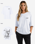 G West Womens Oversized Gratitude Reaper Tee