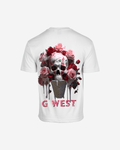 G West Mens Oversized Ice Cream Skull Tee